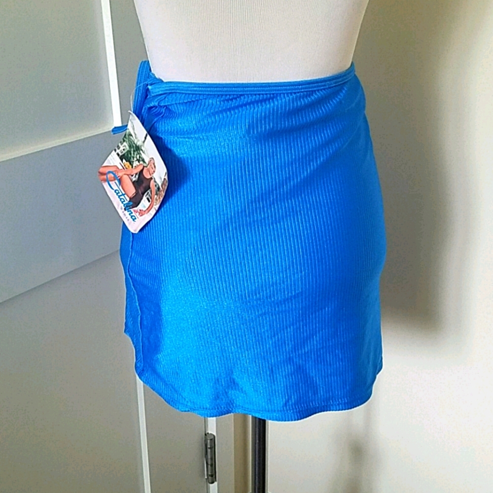 🎉HP🎉NWT Catalina Light blue swimsuit wrap cover-up. Size 3X. - Picture 2 of 4